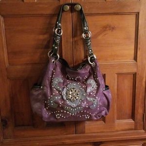 Kathy van Zeeland handbag purple